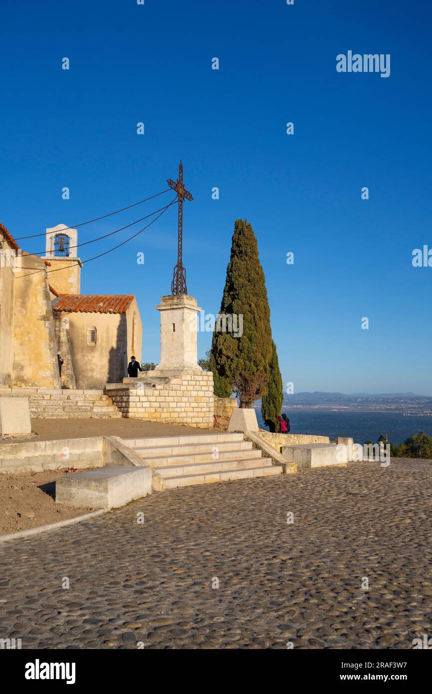 Chapelle catholique de notre-Dame de la Miséricorde, connue sous le nom de notre-Dame des marins, Martigues, Bouches-du-Rhône, Provence-Alpes-Côte d'Azur, France Banque D'Images