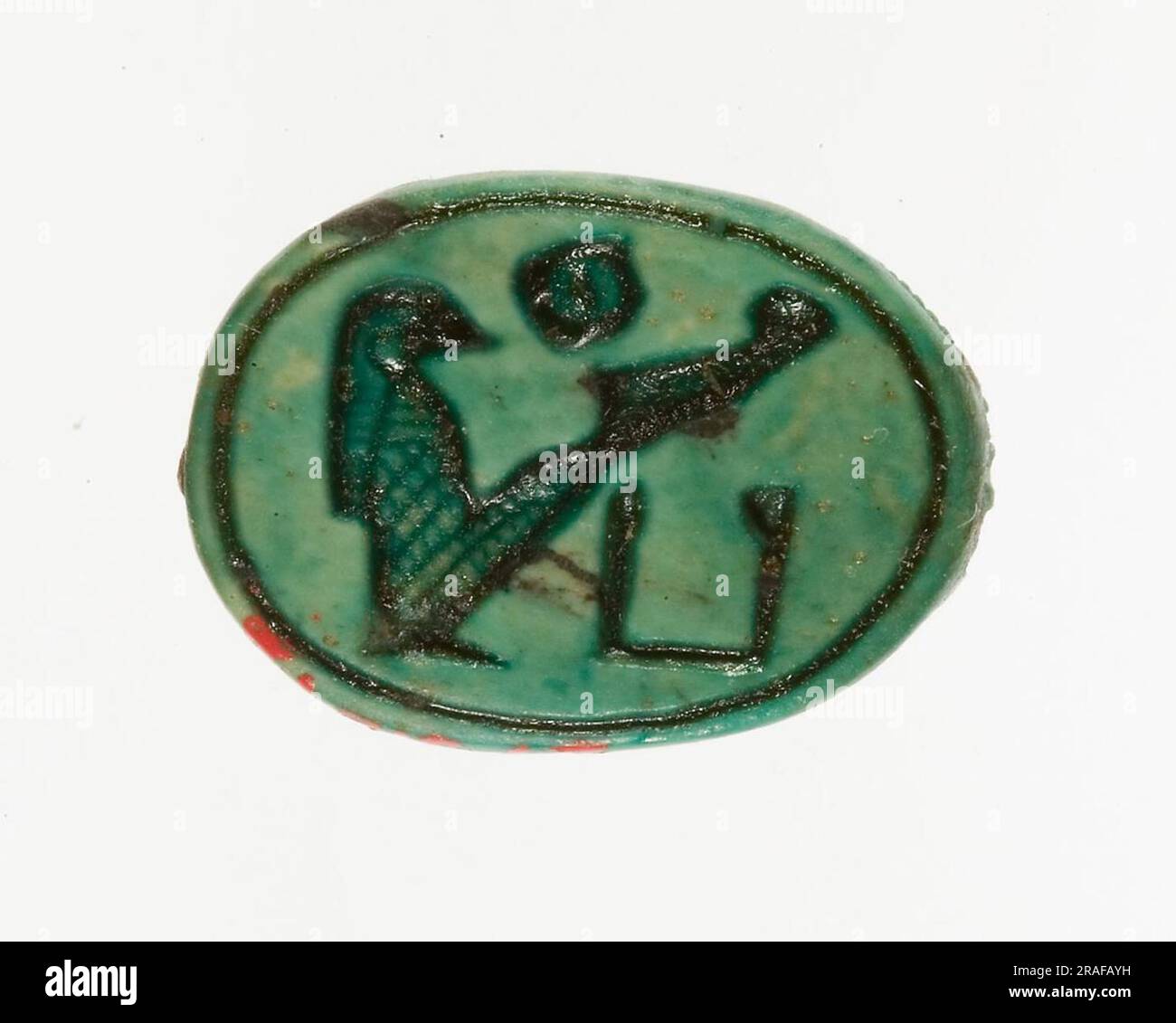 Scarab inscrit au nom Maatkare (Hatshepsut) 1458 av. J.-C. par l'Égypte ancienne Banque D'Images