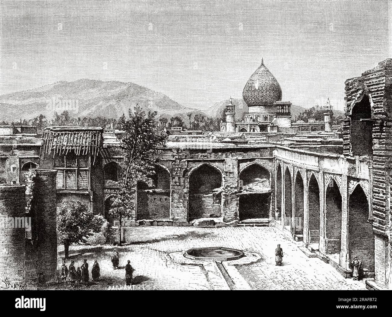 Carte Postale Moderne Baisers d'Oran (Algerie) La cathédrale Paradis Plage Mosquee Gambetta L'opera: Manuscrit / Papier ancien