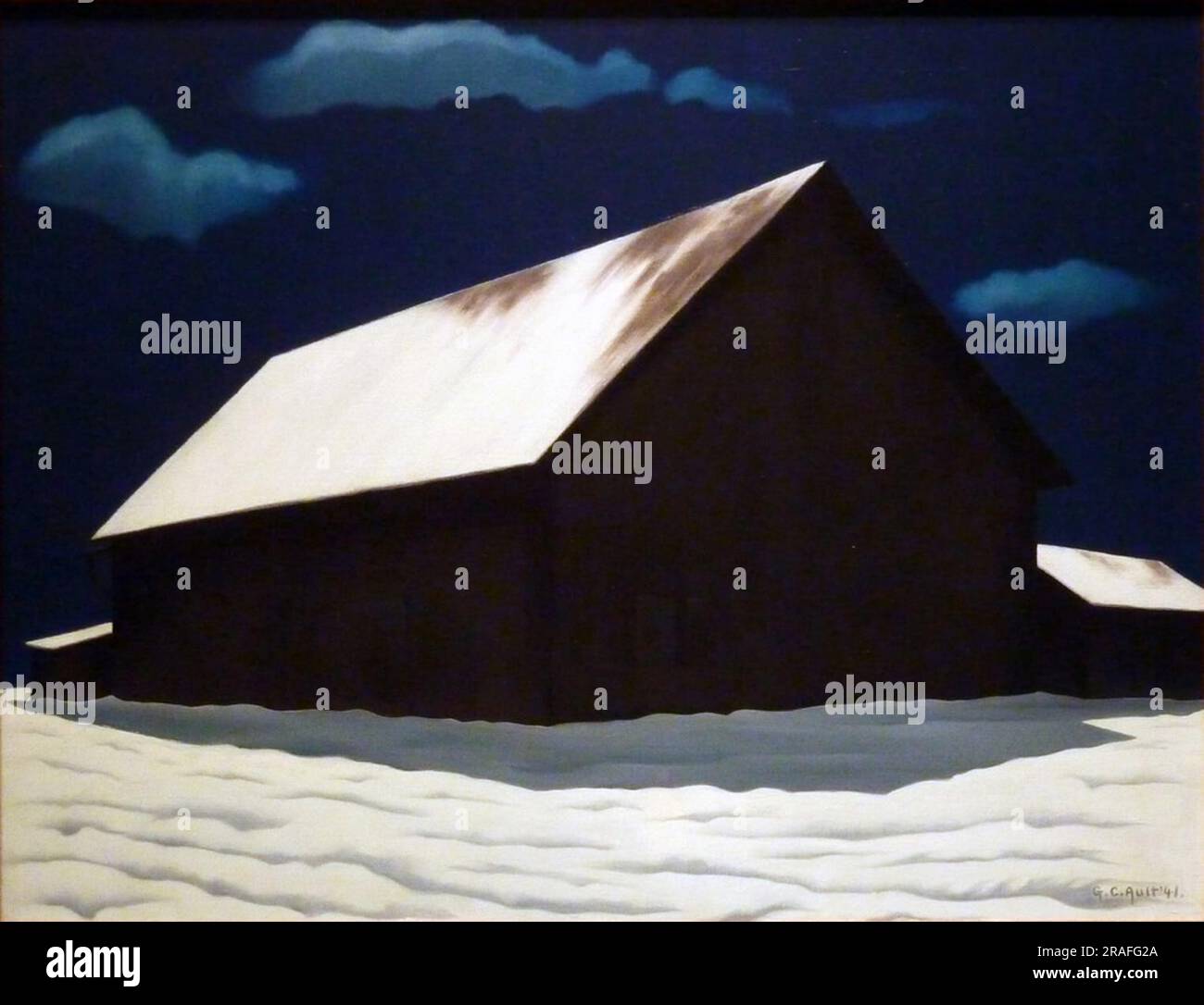 Janvier pleine Lune 1941 par George Ault Banque D'Images