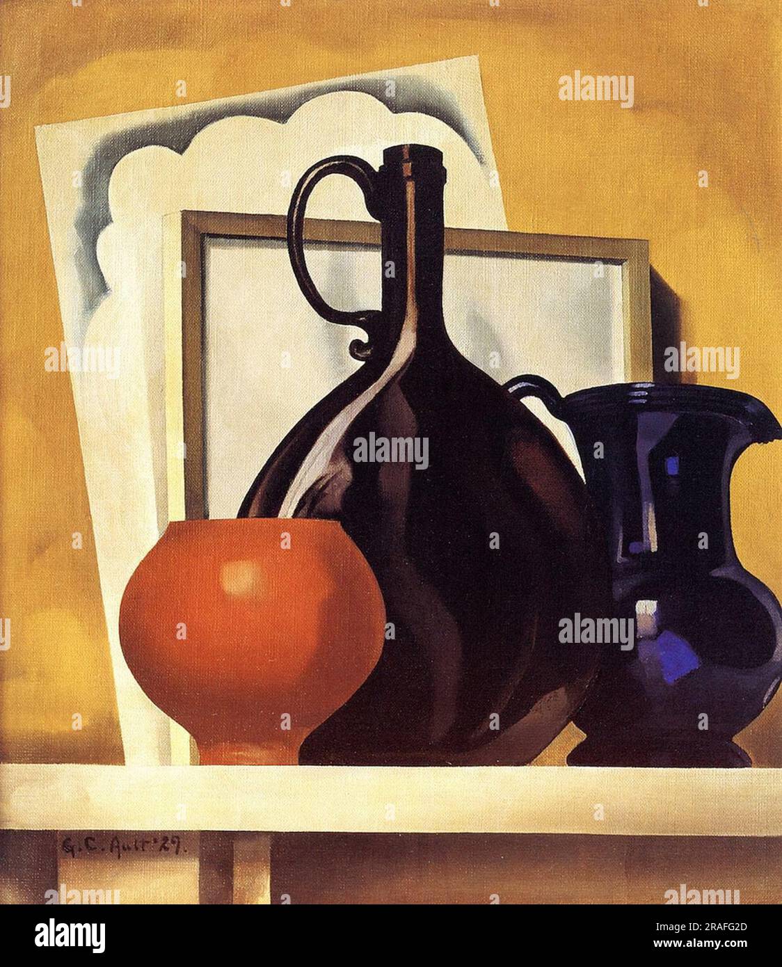 Composition de Mantel 1929 par George Ault Banque D'Images