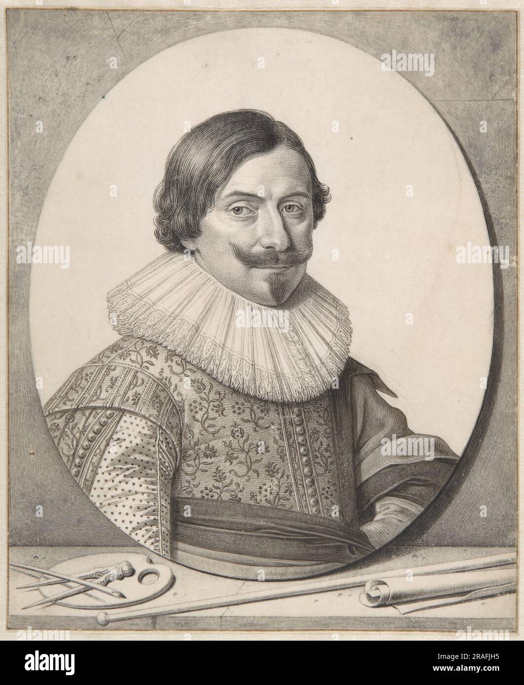 Portrait du peintre François Gysels Banque D'Images