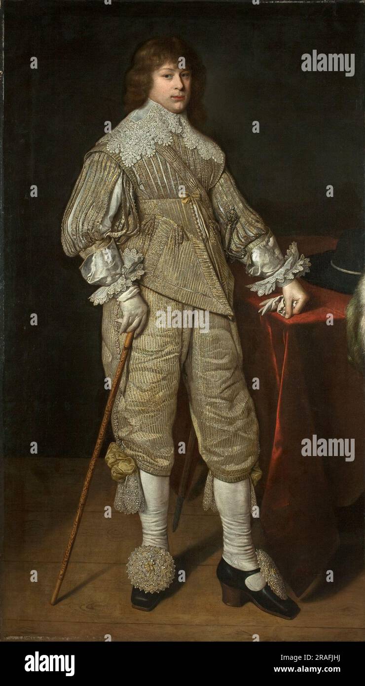 Portrait du prince Janusz Radziwiłł 1632 par David Bailly Banque D'Images