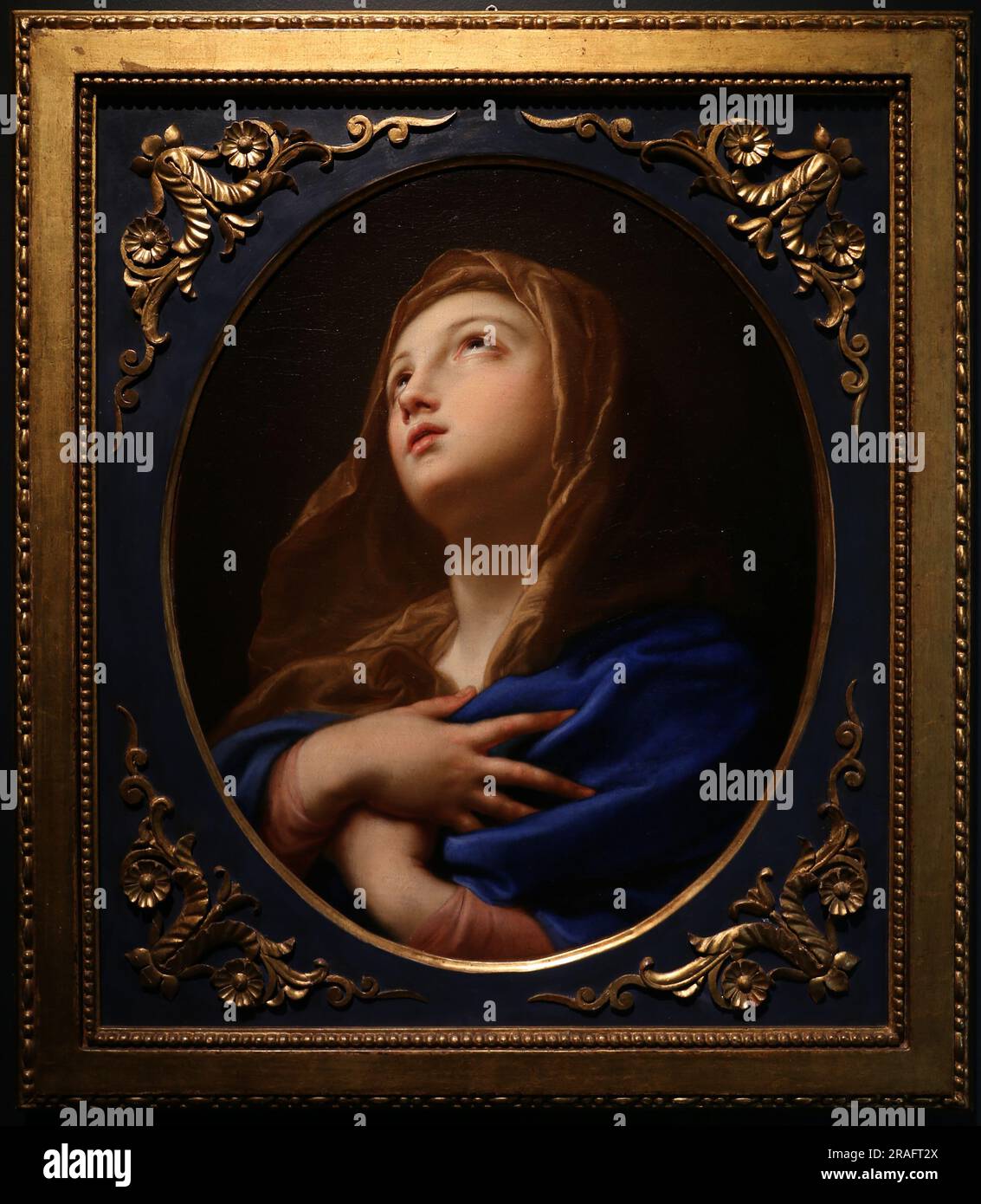 Baria Vergine 1741 par Pompeo Batoni Banque D'Images