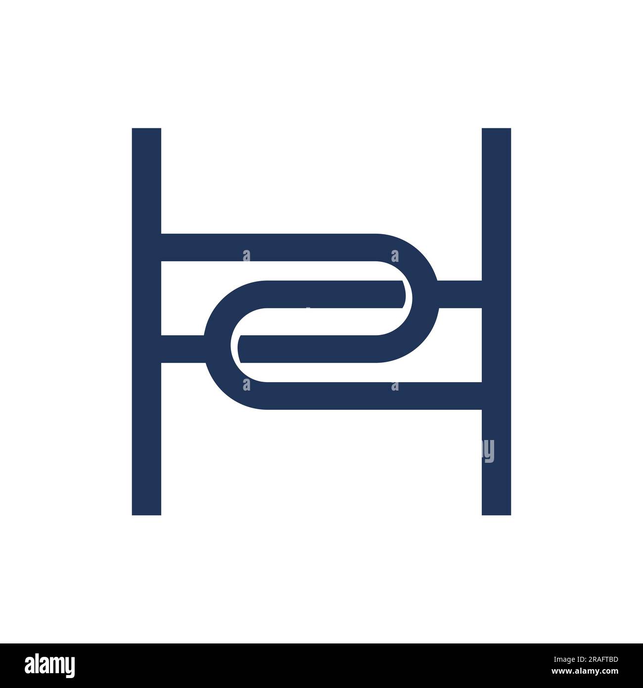 Luxe PHP initial Monogram Text Letter Design logo Illustration de Vecteur