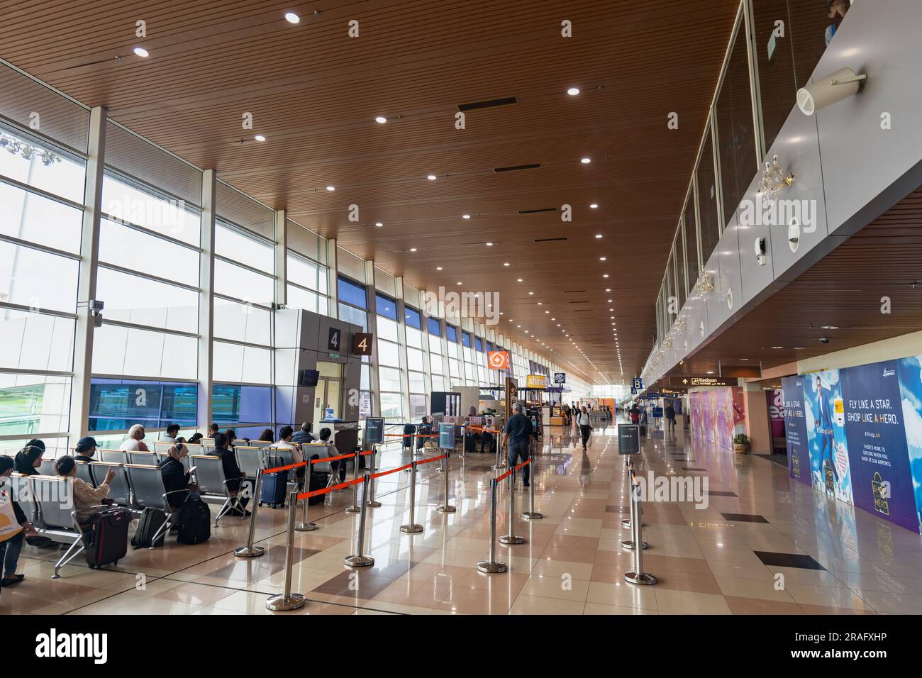 Kuching, Malaisie 06.14.2023 Architecture du terminal de l'aéroport