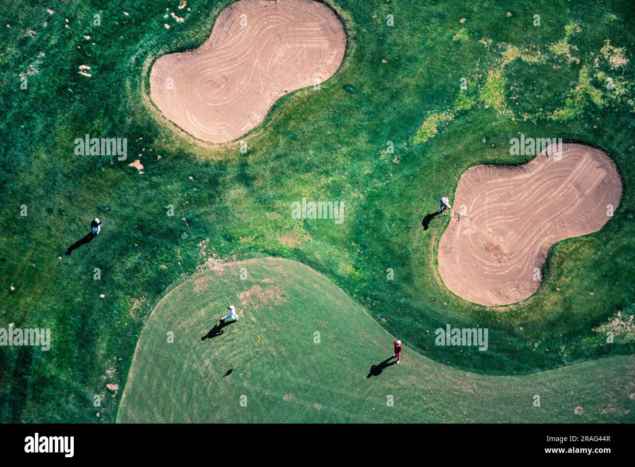 Image aérienne de Banff, Alberta, Canada Banque D'Images