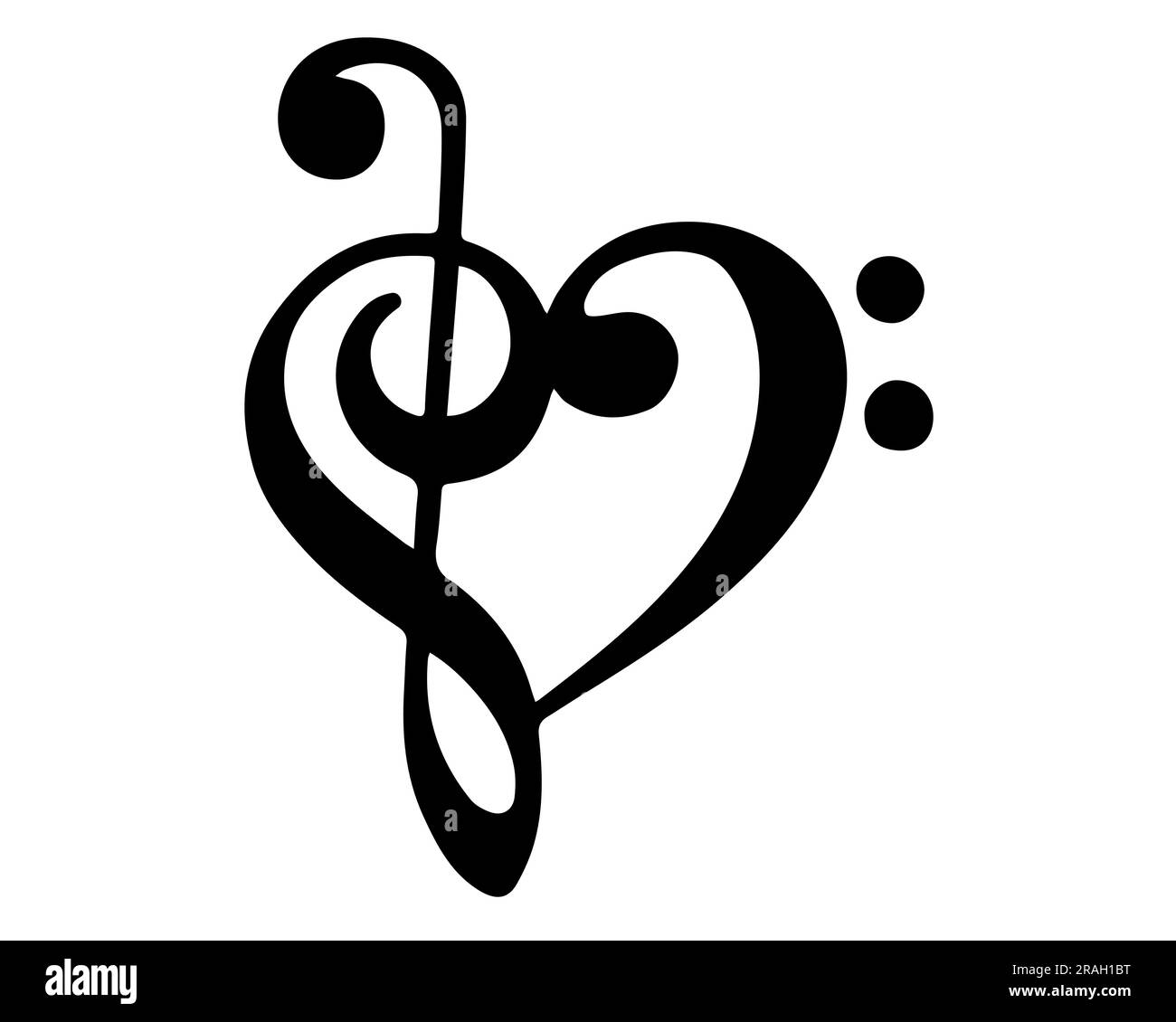 Aigus clef Silhouette Illustration de Vecteur