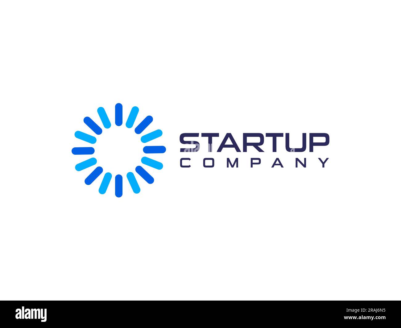 Lignes en forme de cercle . Illustration du vecteur en spirale .logo rond de la technologie . Elément de conception . Forme géométrique abstraite Illustration de Vecteur