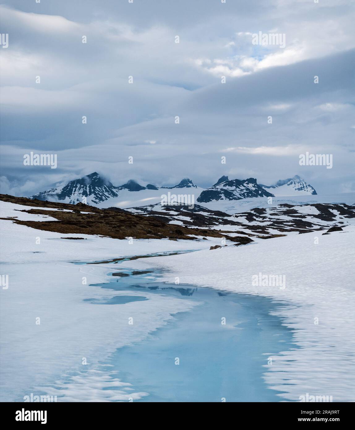 Magnifique paysage de la région de Jotunheimen en Norvège Banque D'Images