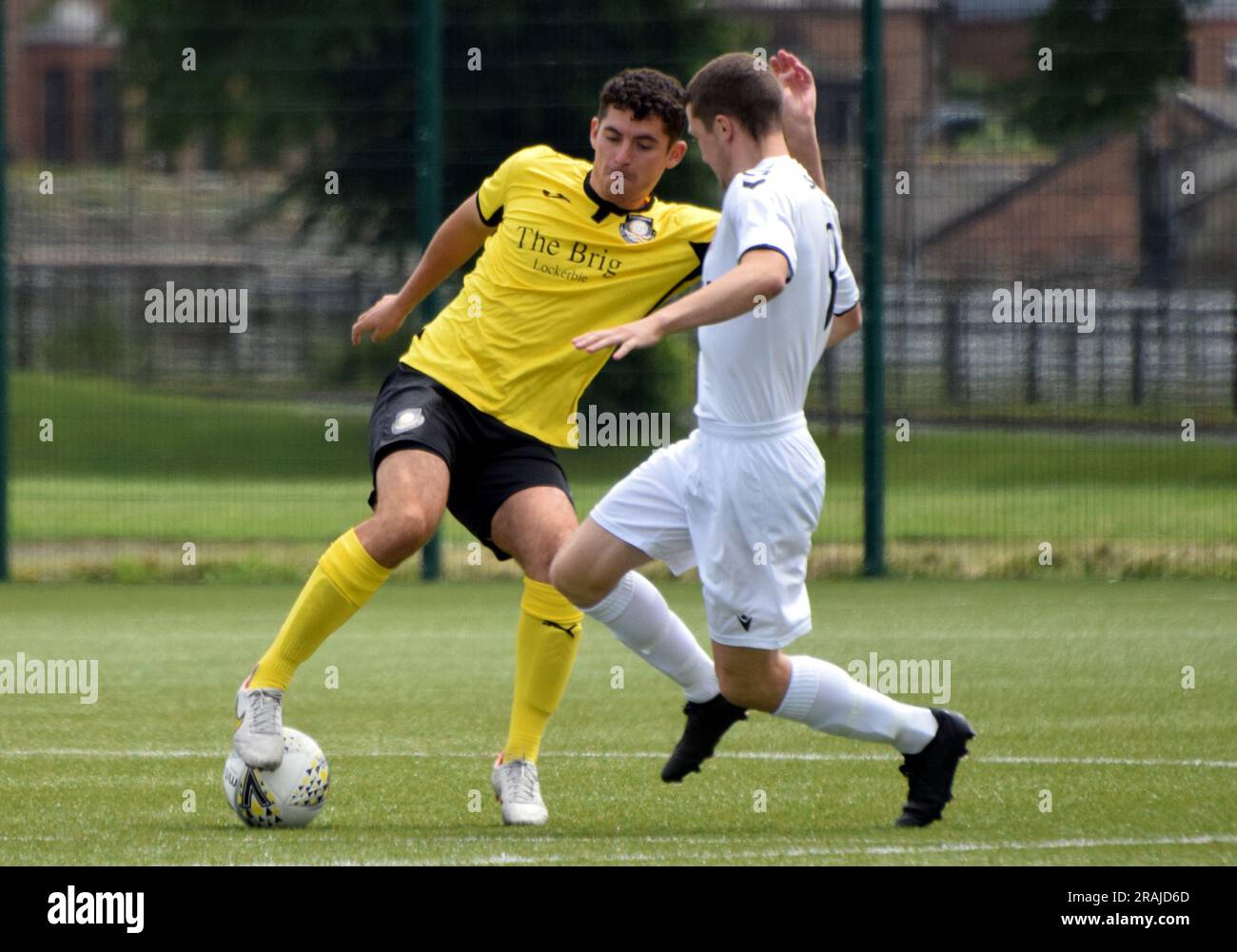 Scottish football friendly Match Mid Annandale v Whittlets Victoria Lockerbie 1 juillet 2023 Banque D'Images