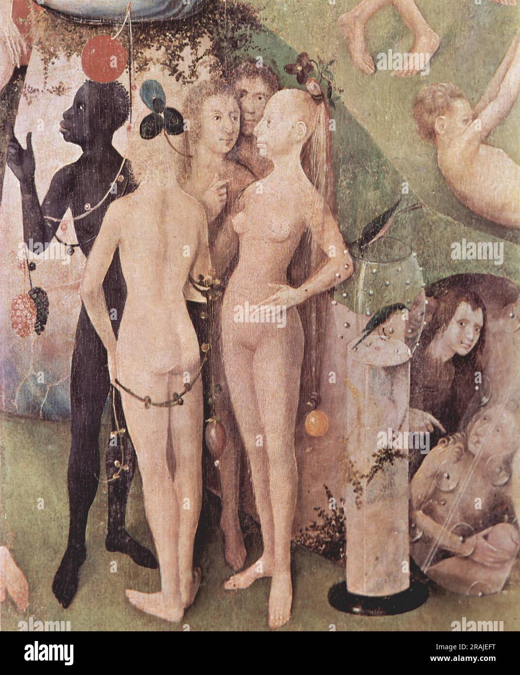 Le jardin des délices terrestres (détail) 1516 par Hieronymus Bosch Banque D'Images