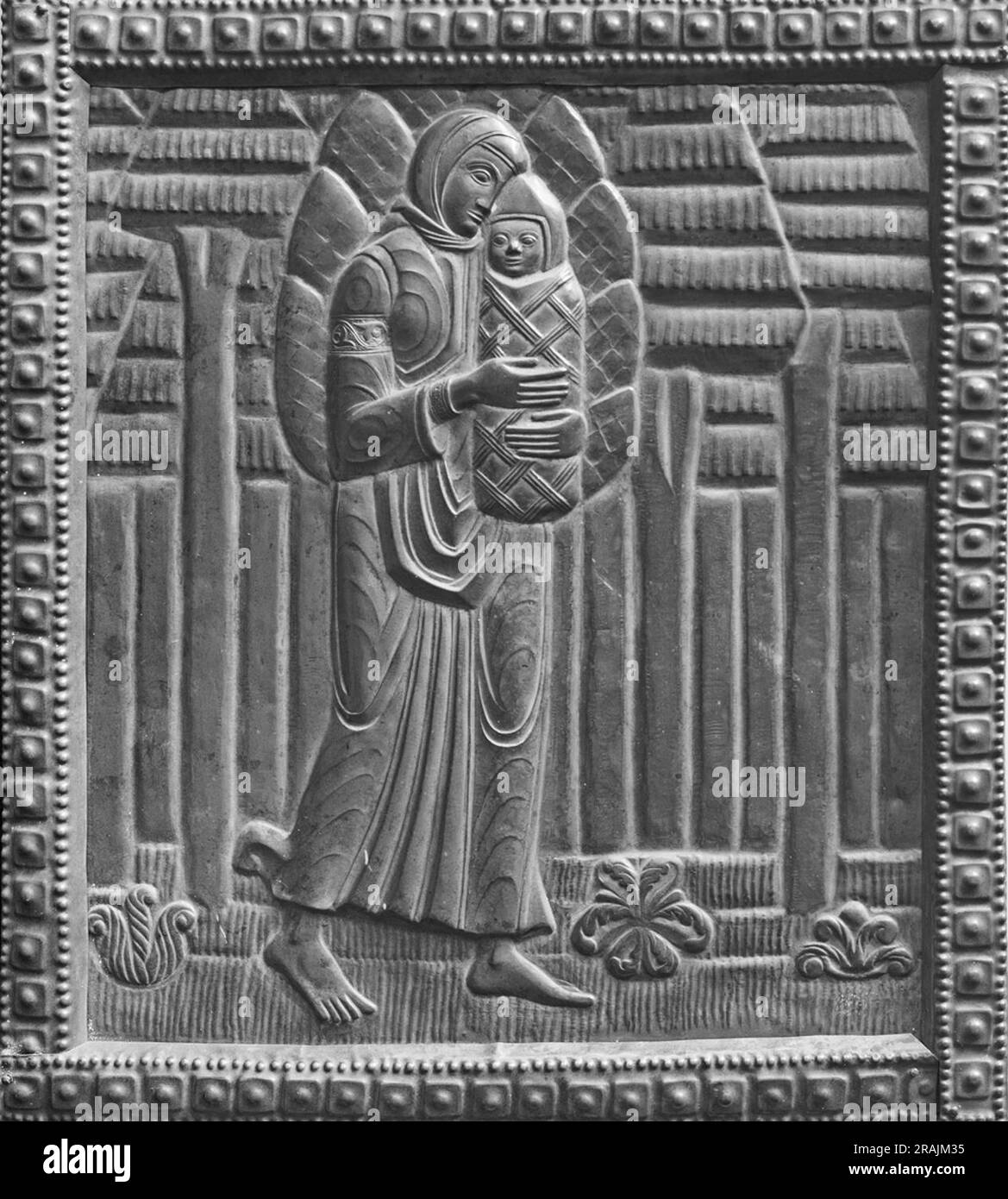 Kateryna 1910 par Mykhailo Boychuk Banque D'Images