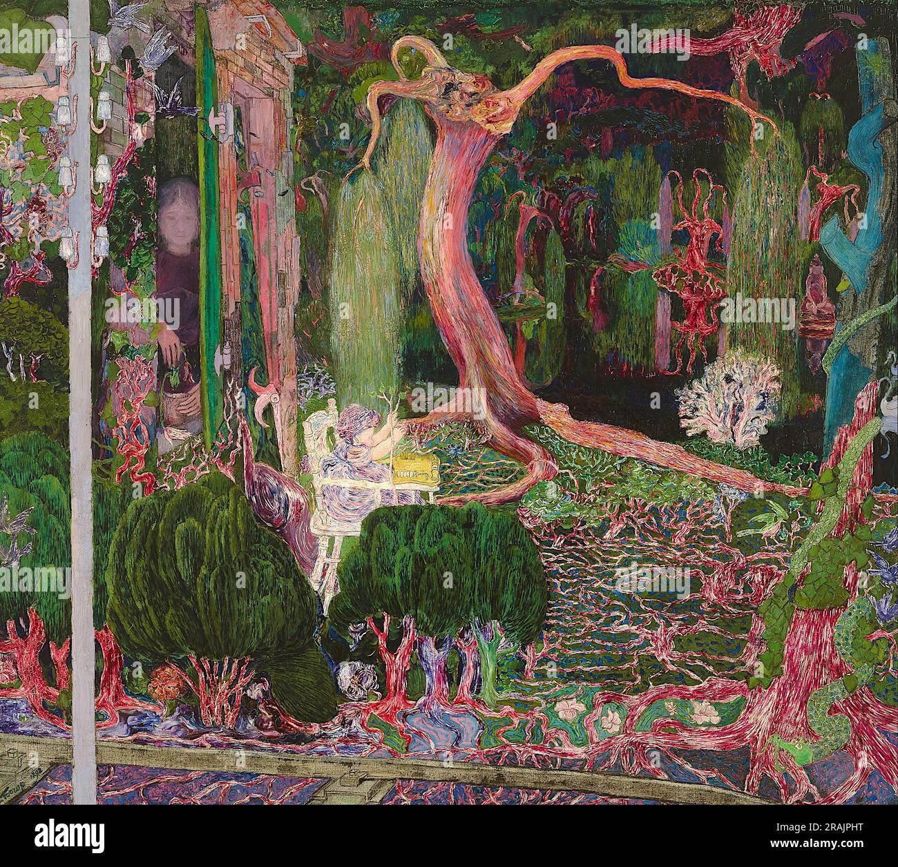 Jan Toorop - la nouvelle génération - 1892 Banque D'Images