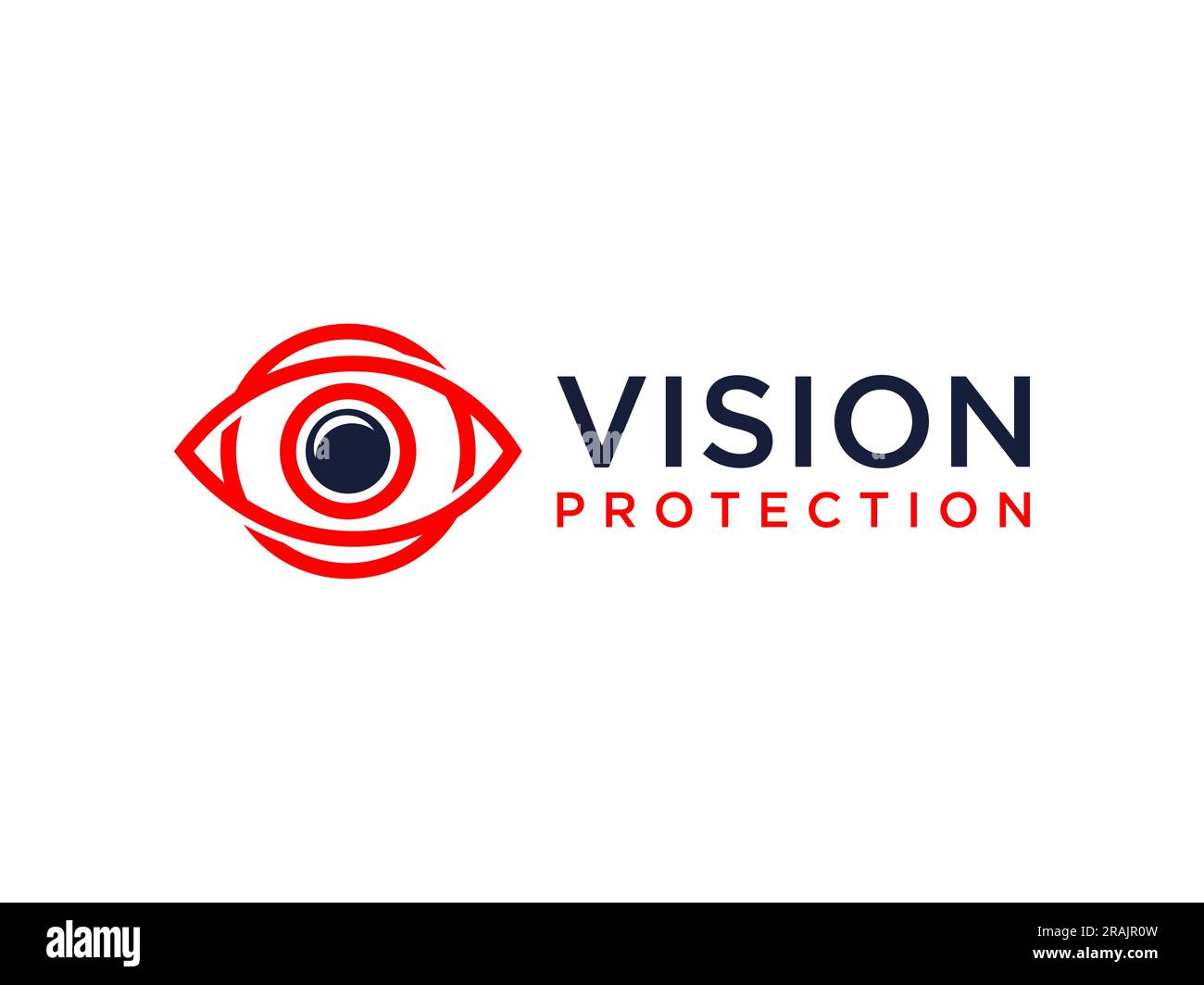 Logo Eye Vision symbole d'icône de conception. Illustration de Vecteur