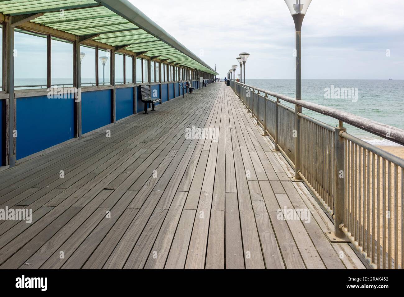 L'embarcadère de Boscombe, Bournemouth, Royaume-Uni Banque D'Images