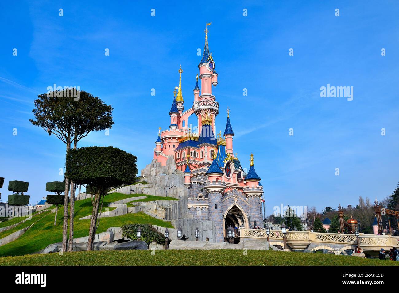 Une journée à Disneyland Paris Banque D'Images