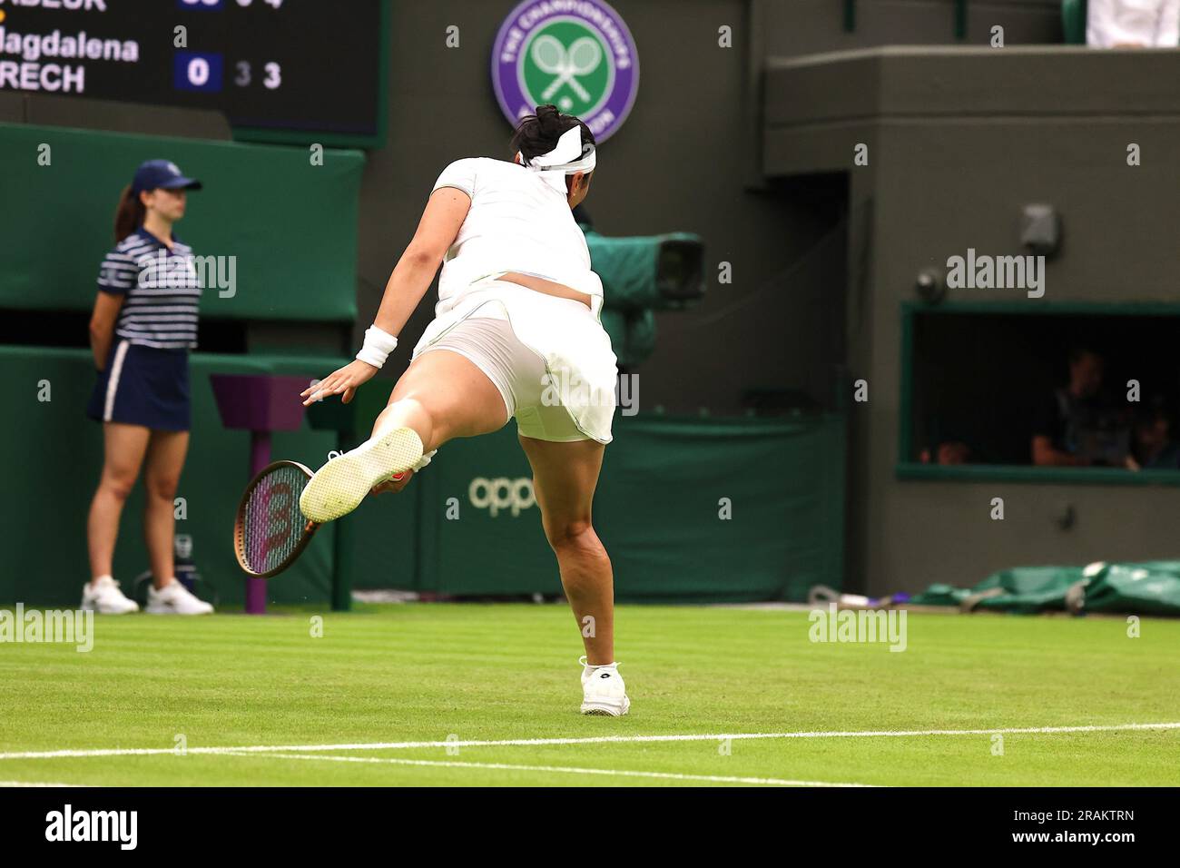 Londres, Inglaterra. 04th juillet 2023. Ons Jabeur (TUN) lors du tournoi de Wimbledon 2023 qui s'est tenu à Londres, en Angleterre. Crédit: Andre Chaco/FotoArena/Alamy Live News Banque D'Images