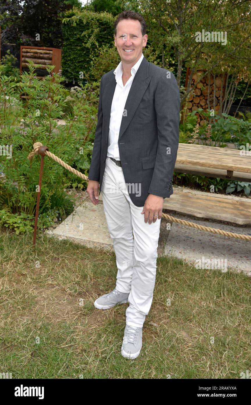 3 juillet 2023. East Molesey, Surrey, Royaume-Uni. Brendan Cole au RHS Hampton court Palace Garden Festival 2023. Sue Andrews/Alamy. Banque D'Images