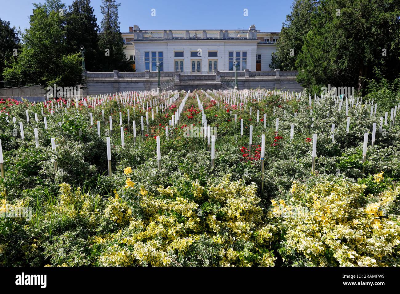 Le mémorial pour les enfants de Spiegelgrund à Vienne, assassinés pendant l'ère nationale-socialiste Banque D'Images