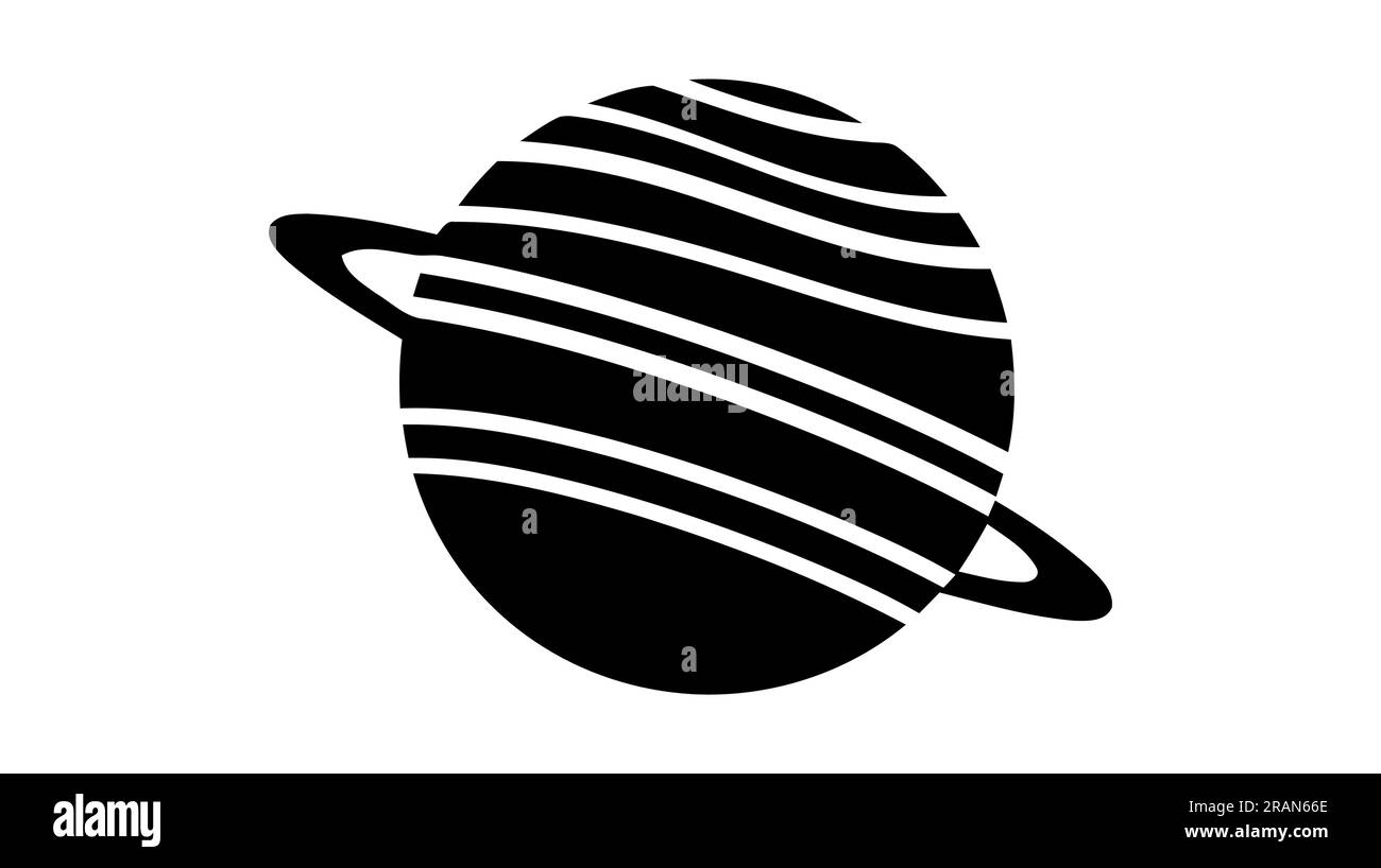 Logo Planet. Illustration vectorielle isolée sur fond blanc Illustration de Vecteur