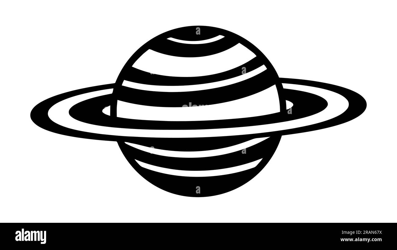 Logo Planet. Illustration vectorielle isolée sur fond blanc Illustration de Vecteur