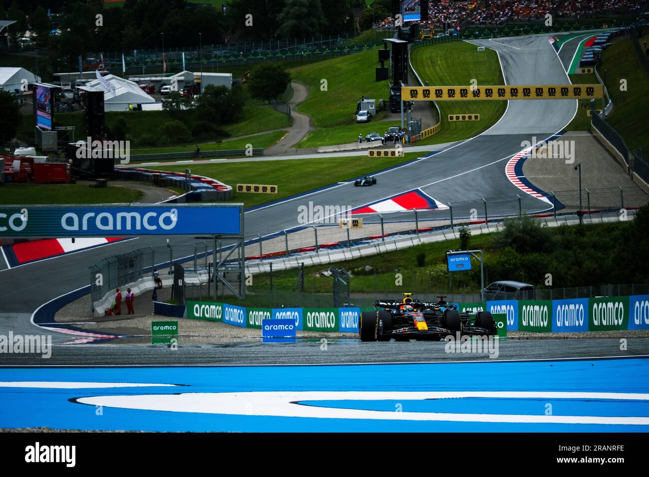 Red Bull Ring, Spielberg, Autriche, 2 juillet 2023 : Sergio Perez lors du Grand Prix d'Autriche de Formule 1 Banque D'Images