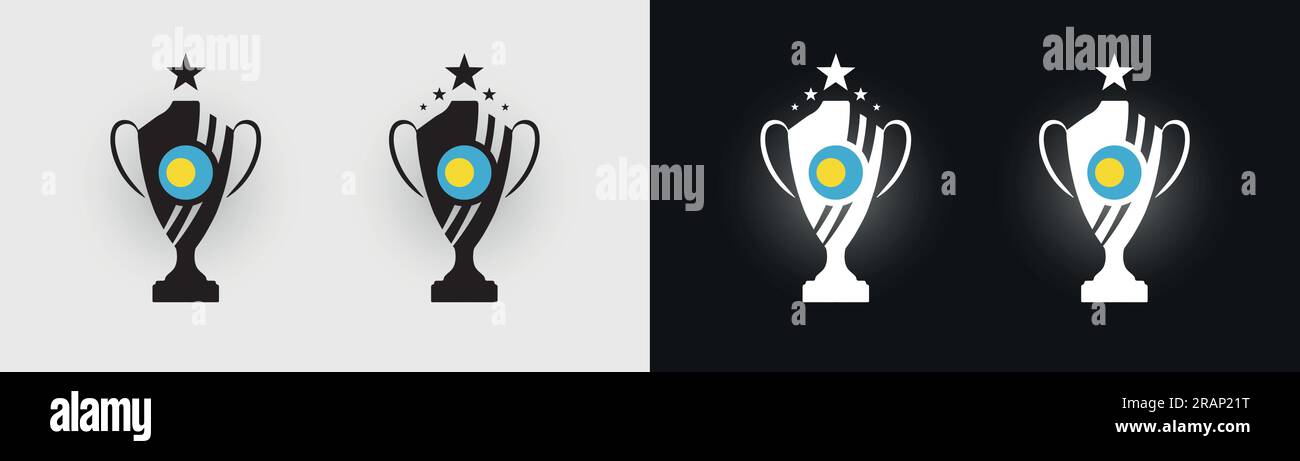 Palau trophée pokal Cup champion de football illustration vectorielle Illustration de Vecteur