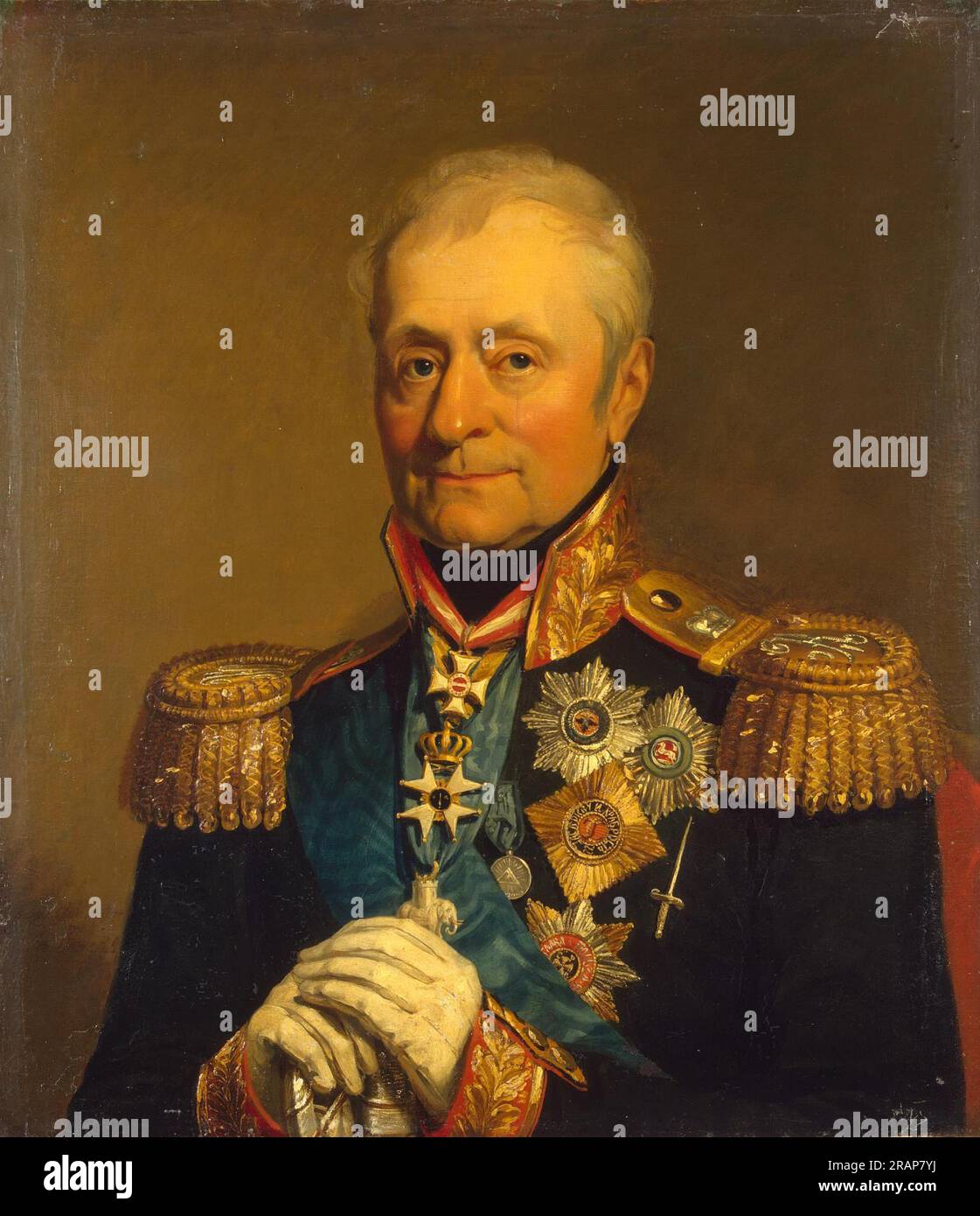 Leonty Leontievich Bennigsen, Comte russe et général de cavalerie 1820 par George Dawe Banque D'Images