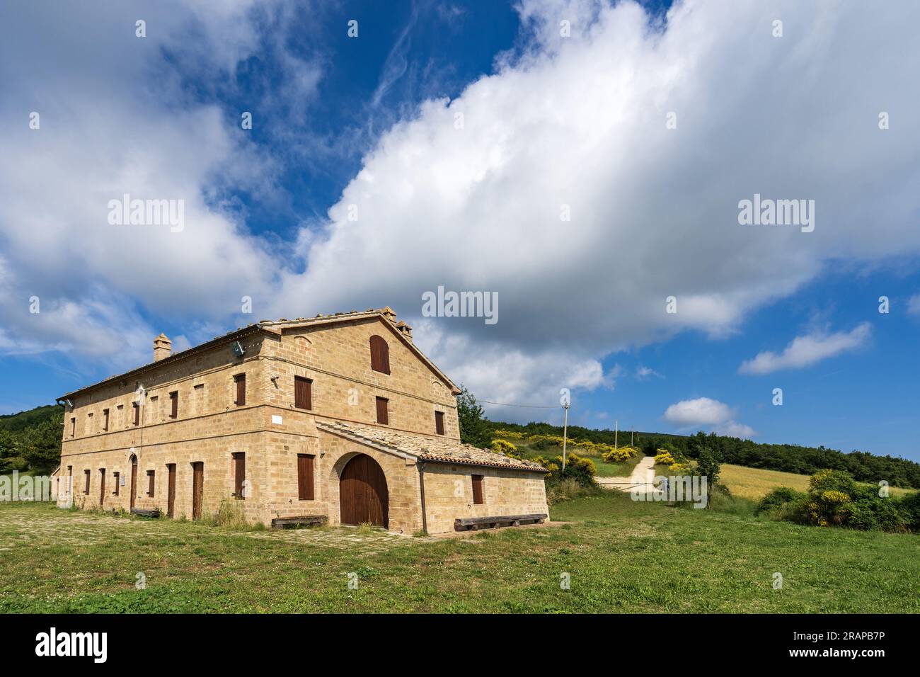 Hermitage Domus San Bofilio, lieu Christ des Marches, Cingoli, Marches, Italie, Europe Banque D'Images