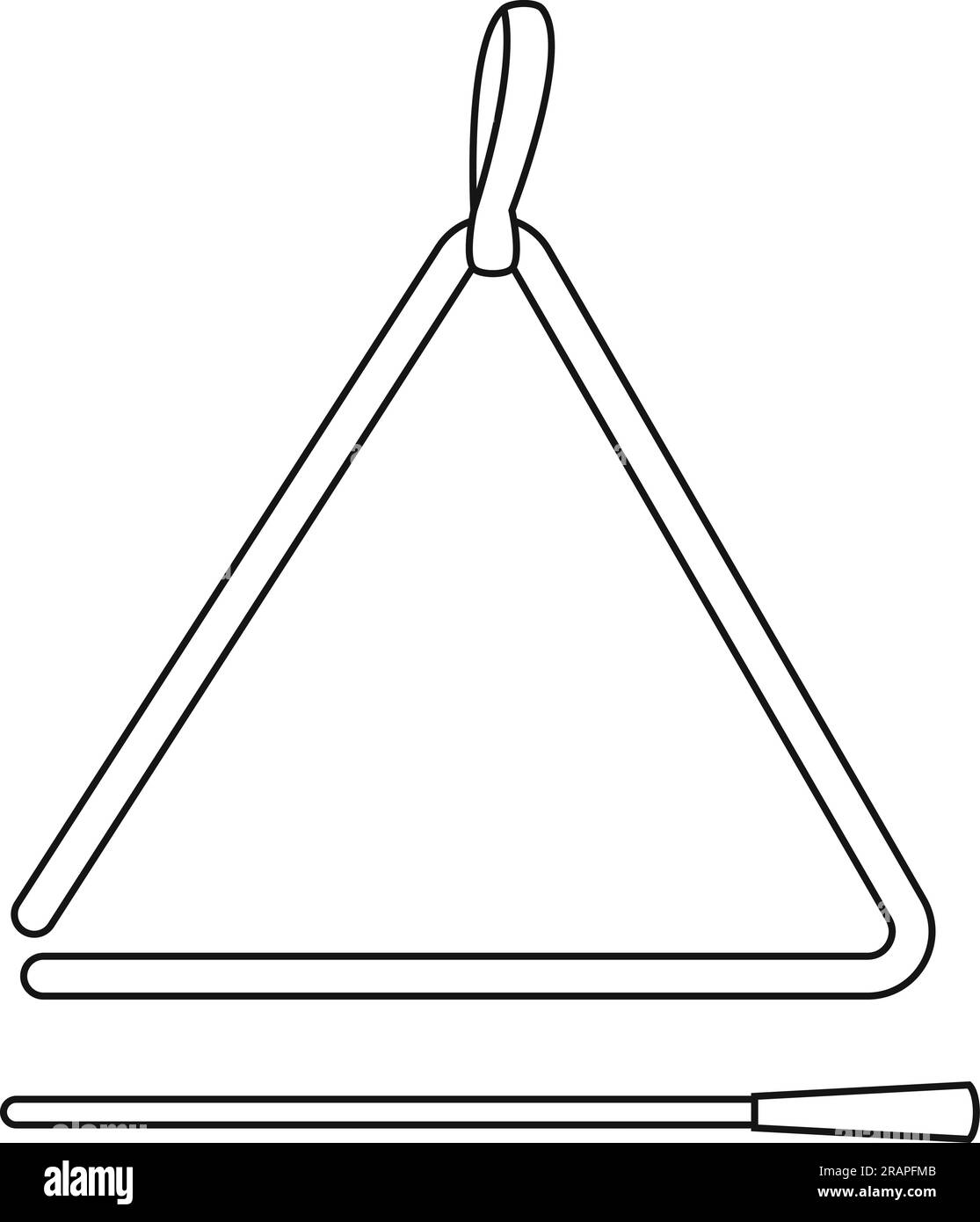 Triangle percussion instrument Banque de photographies et d’images à ...