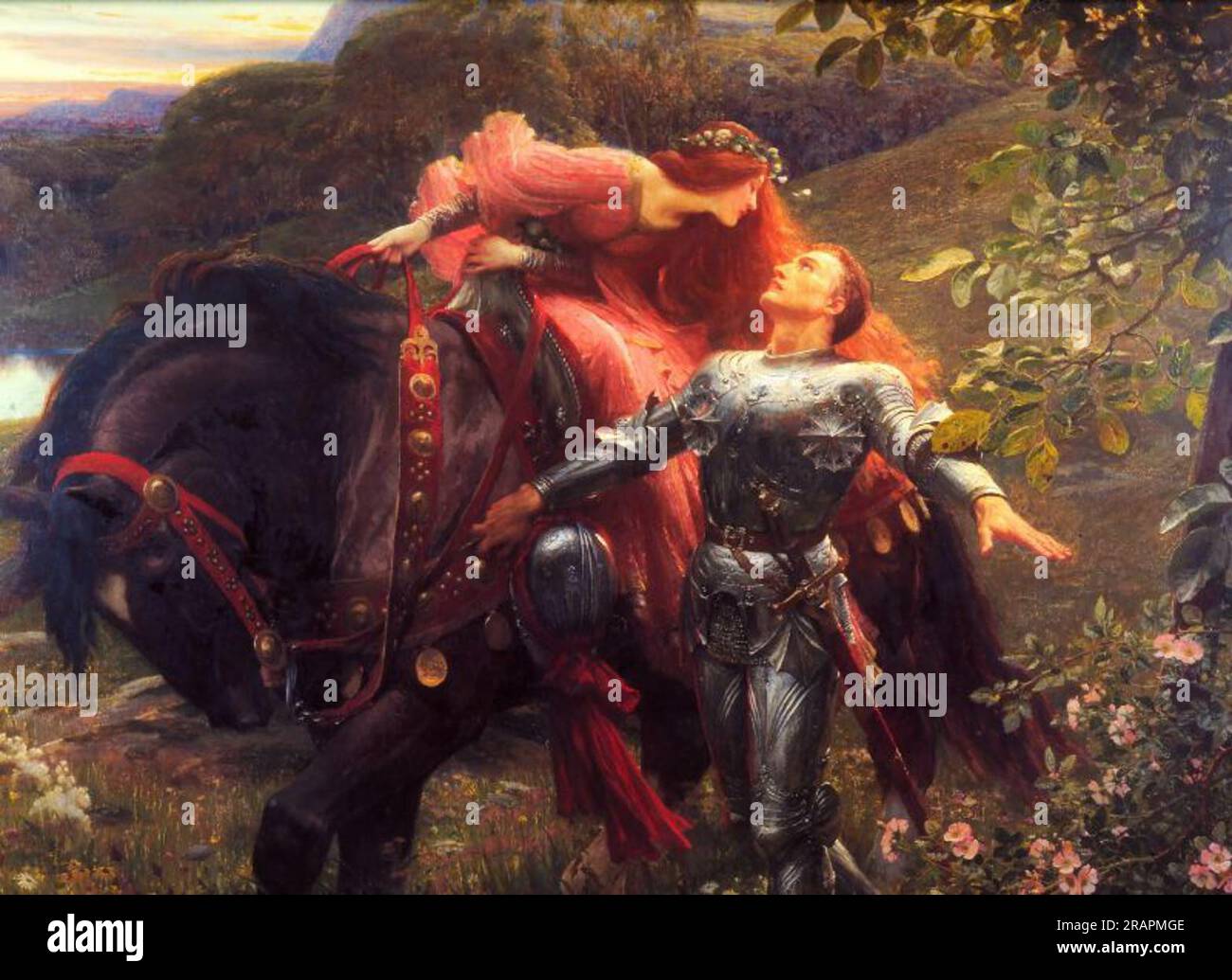 La Belle Dame sans pitié (la Belle Dame sans Merci) de Frank Dicksee