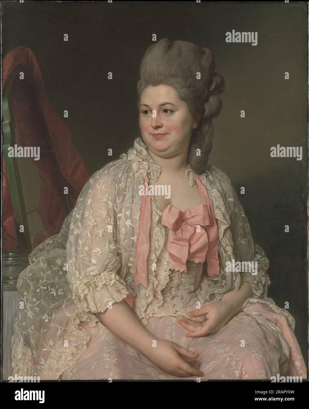 Madame de Saint-Maurice 1776 de Joseph Duplessis Banque D'Images
