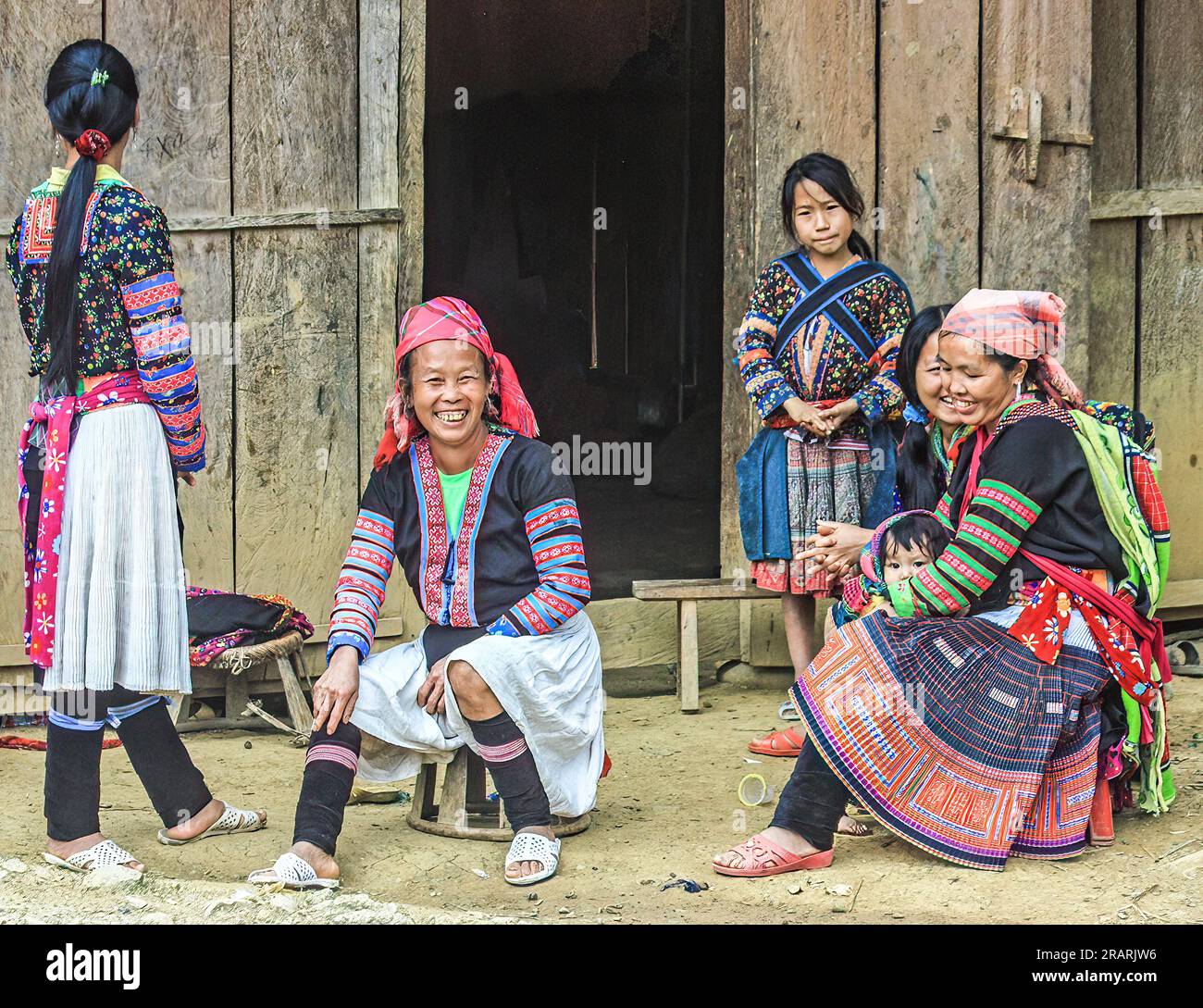 Femmes Hmong Banque D'Images