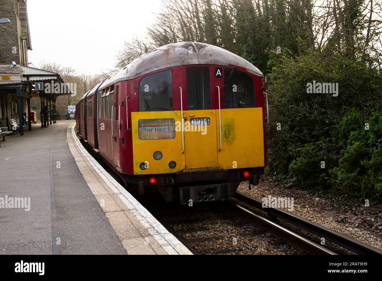 Island line, Isle of Wight 2017 Banque D'Images