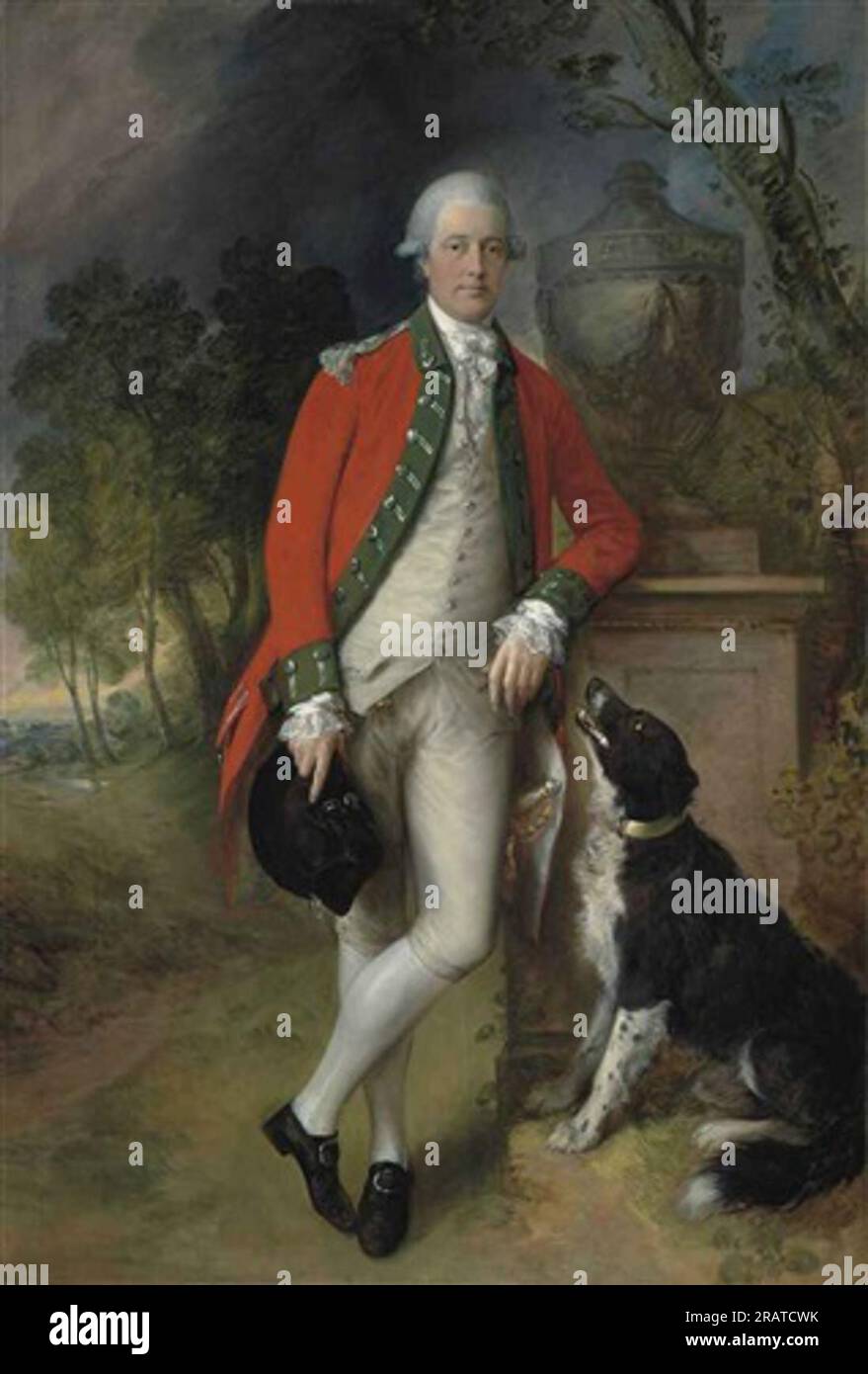 Portrait du Colonel John Bullock 1780 par Thomas Gainsborough Banque D'Images