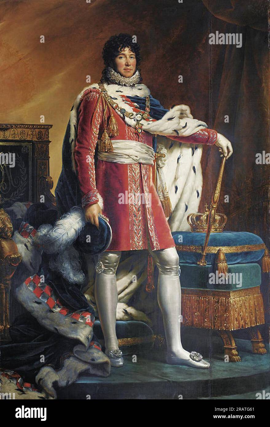 Portrait de Joachim Napoléon Murat Roi de Naples et des deux-Siciles par François Gérard Banque D'Images