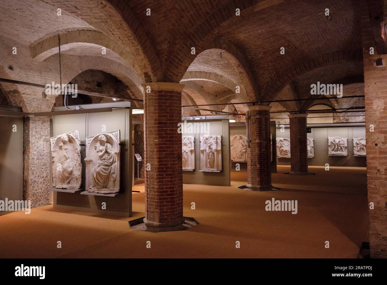 Musée Santa Maria della Scala, Sienne, Toscane, Italie Banque D'Images