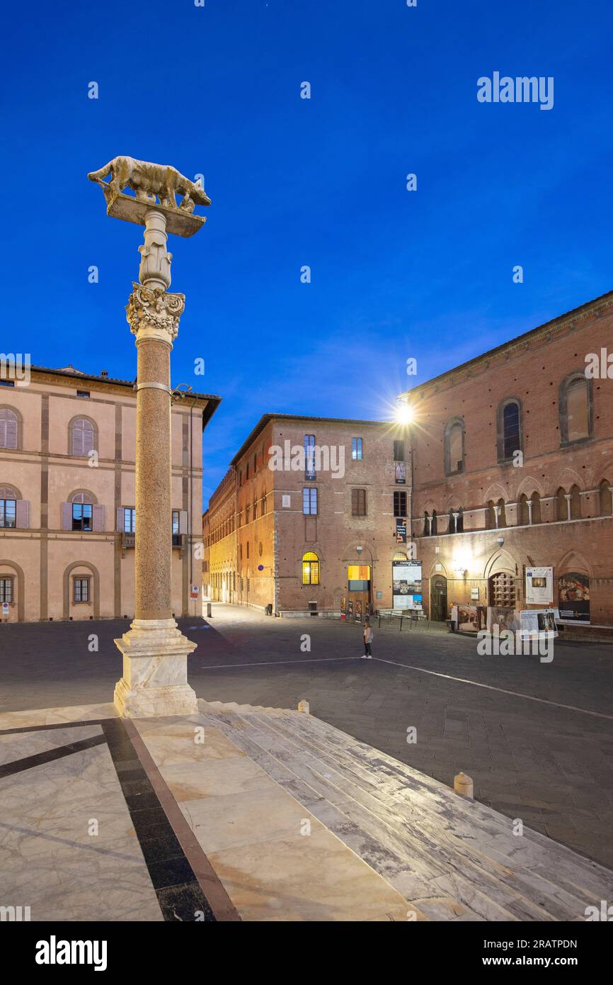 Musée Santa Maria della Scala, Sienne, Toscane, Italie Banque D'Images