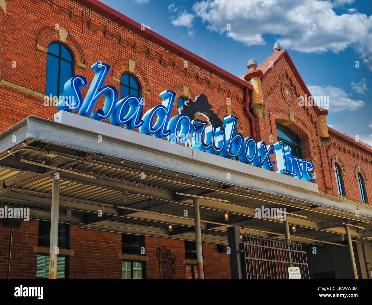 Shadowbox Live, la plus grande compagnie de théâtre résidente en Amérique située dans le centre-ville de Columbus, Ohio Banque D'Images
