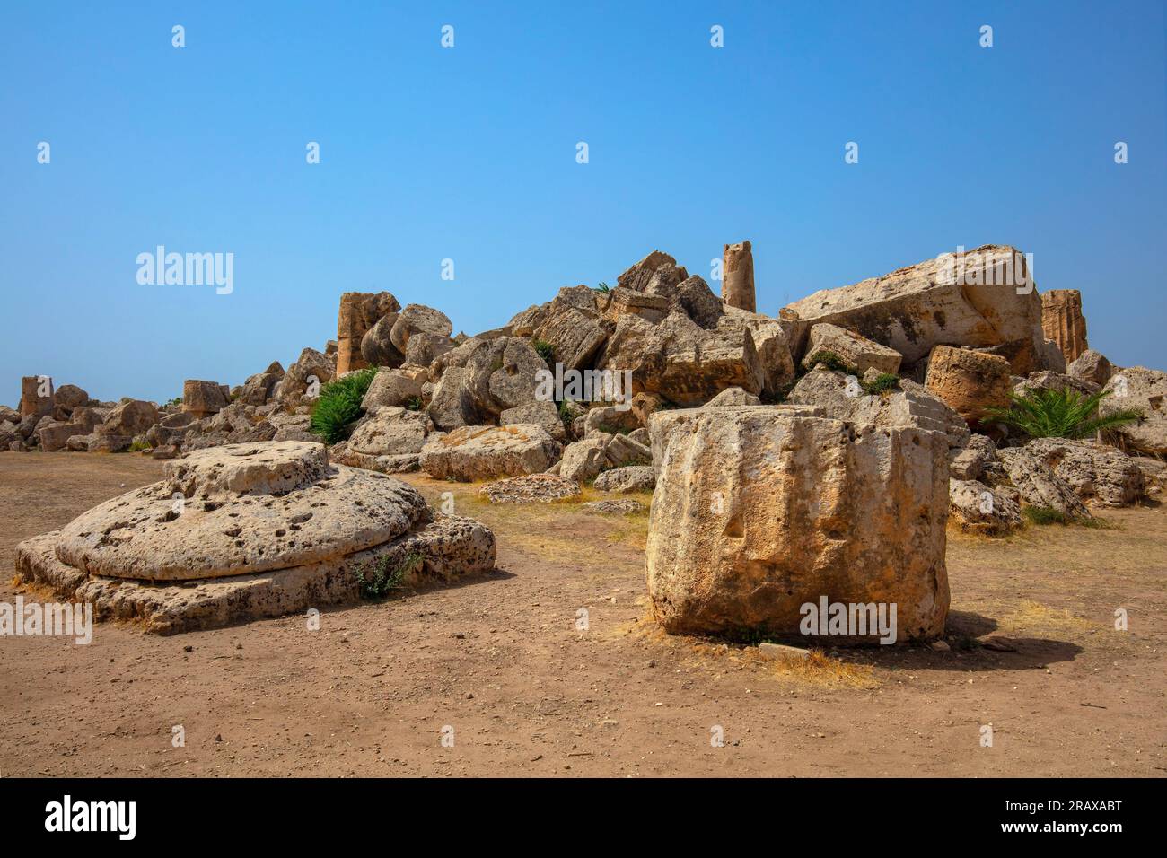 Selinunte, Castelvetrano, Trapani, Sicile, Italie Banque D'Images