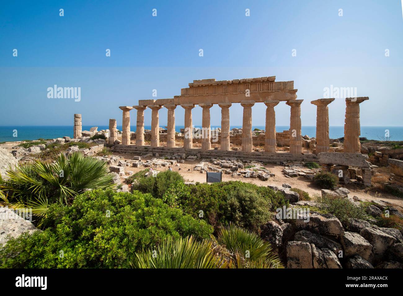 Selinunte, Castelvetrano, Trapani, Sicile, Italie Banque D'Images
