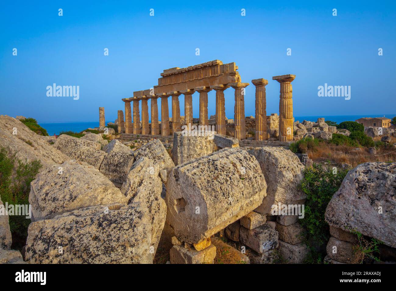 Selinunte, Castelvetrano, Trapani, Sicile, Italie Banque D'Images
