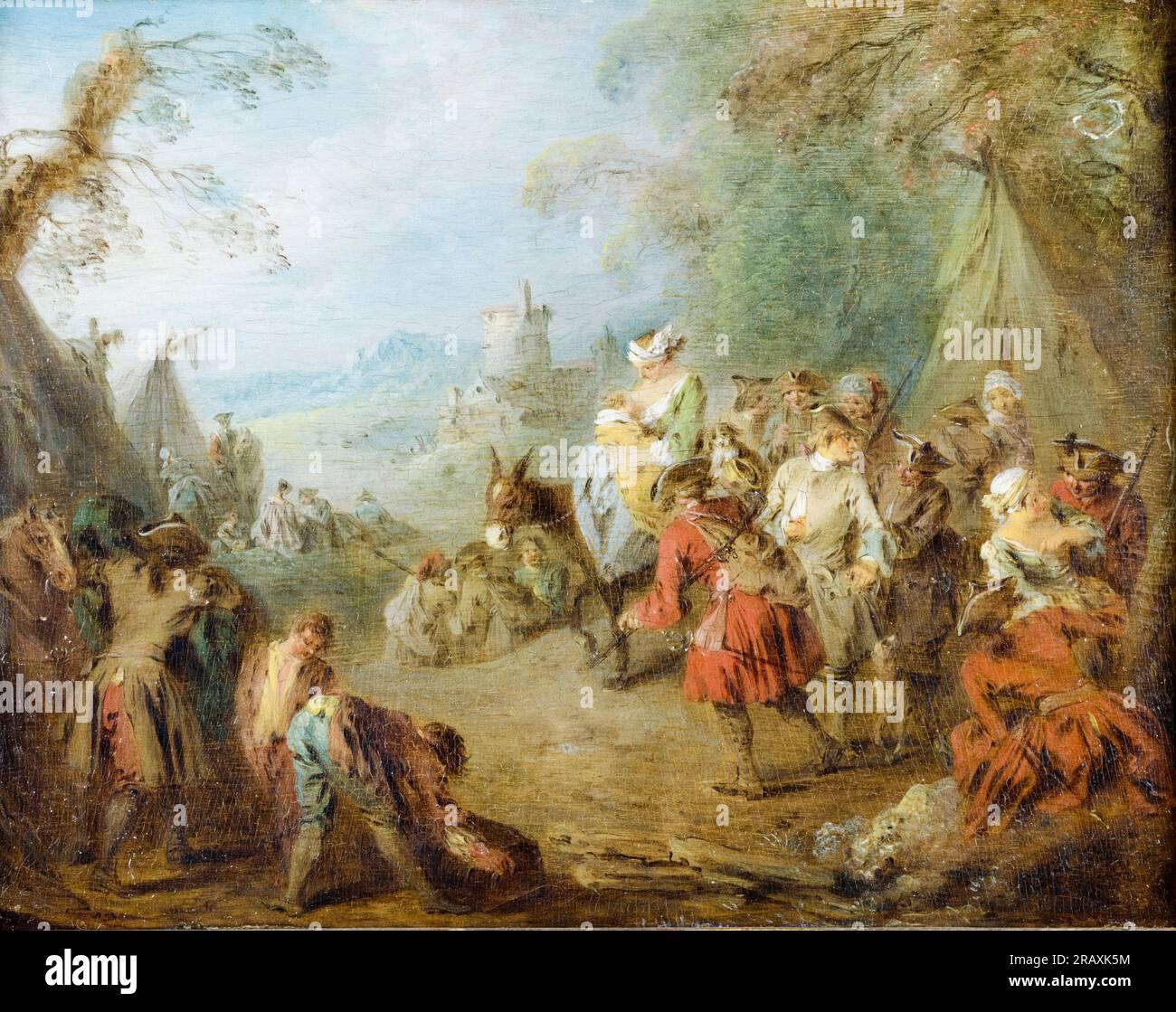 Toile Décorative 'La Foire De Bezons' Par Pater - Reproduction Sur Toile, Prêt à Accrocher
