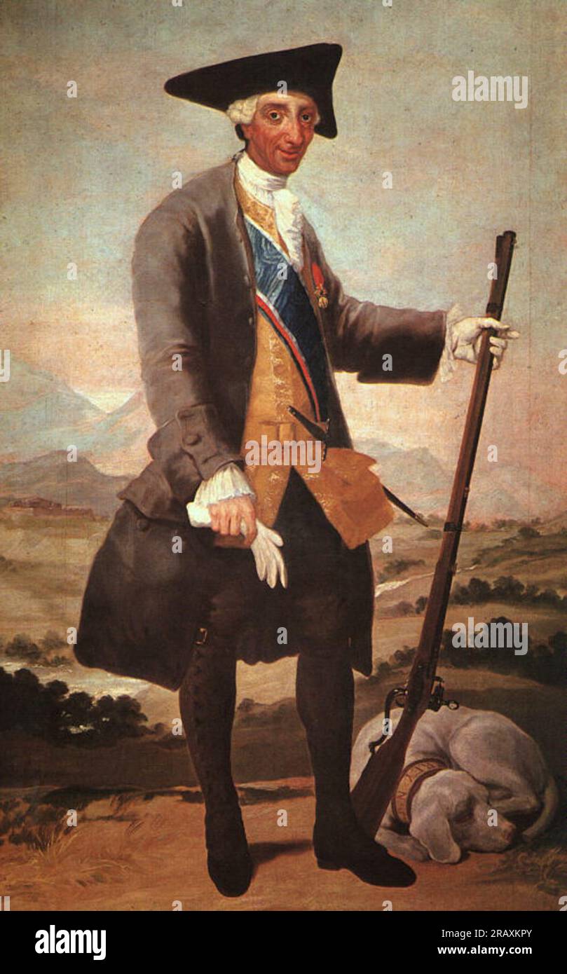 Charles III 1788 de Francisco Goya Banque D'Images