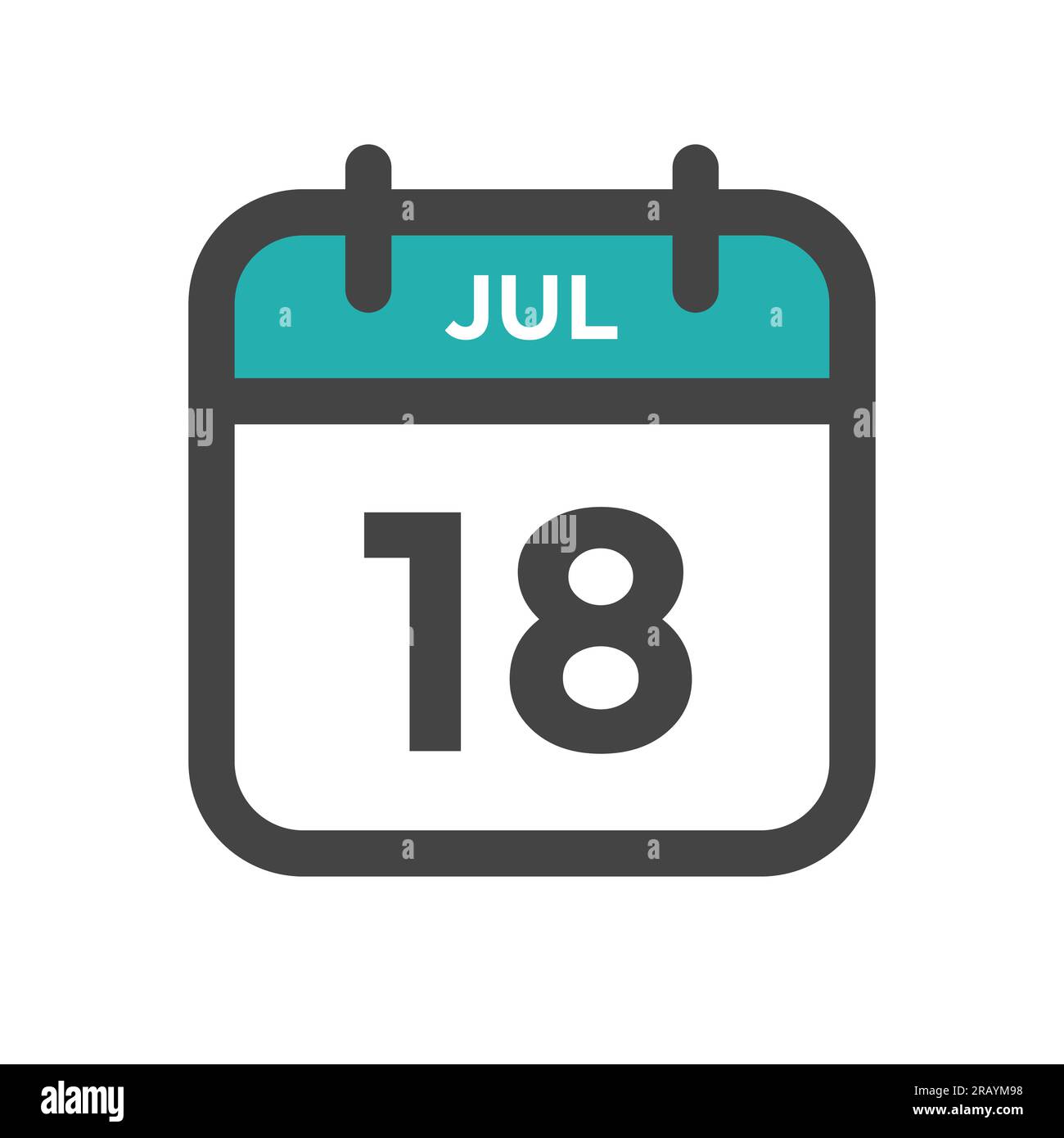 18 juillet Banque d'images vectorielles - Alamy