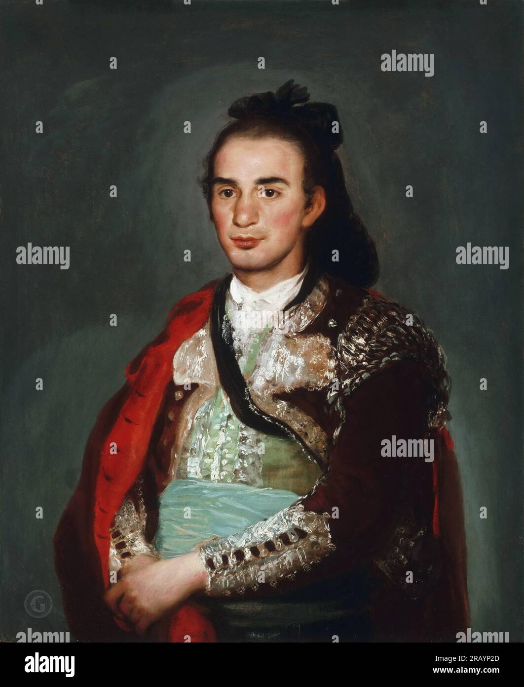 Francisco José de Goya y Lucientes, Goya , 1746-1828 -- Portrait du Toreador José Romero c. 1795. Banque D'Images
