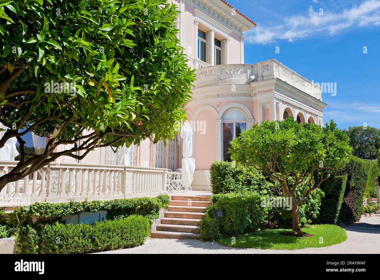 Villa et jardin Ephrussi de Rothschild, côte d'azur, France Banque D'Images