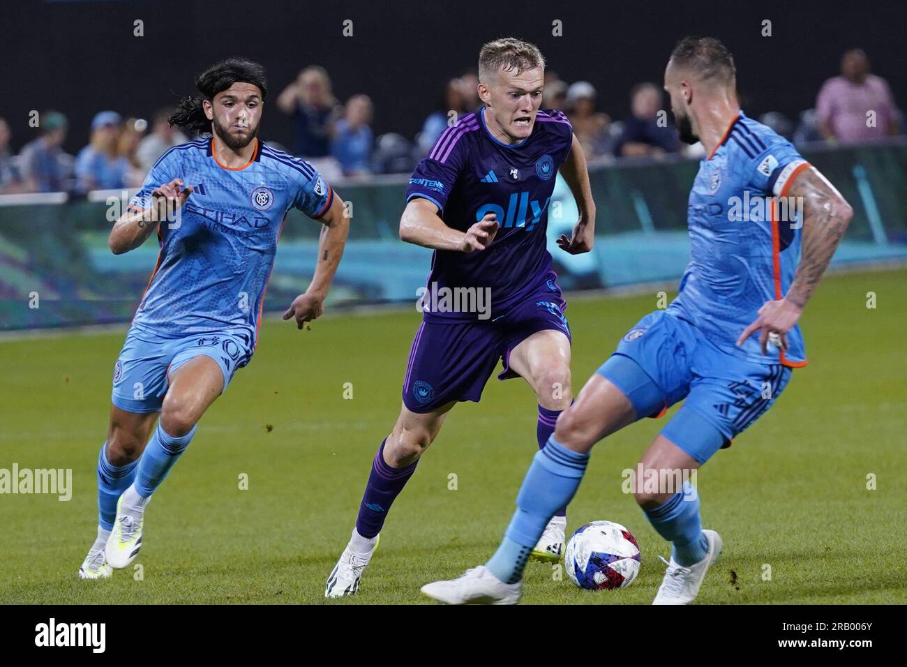 New York, New York, États-Unis. 6 juillet 2023. (NOUVEAU)saison régulière  de la MLS 2023 : New York City FC vs Charlotte FC. 05 juillet 2023, Queens. New  York, USA : match de