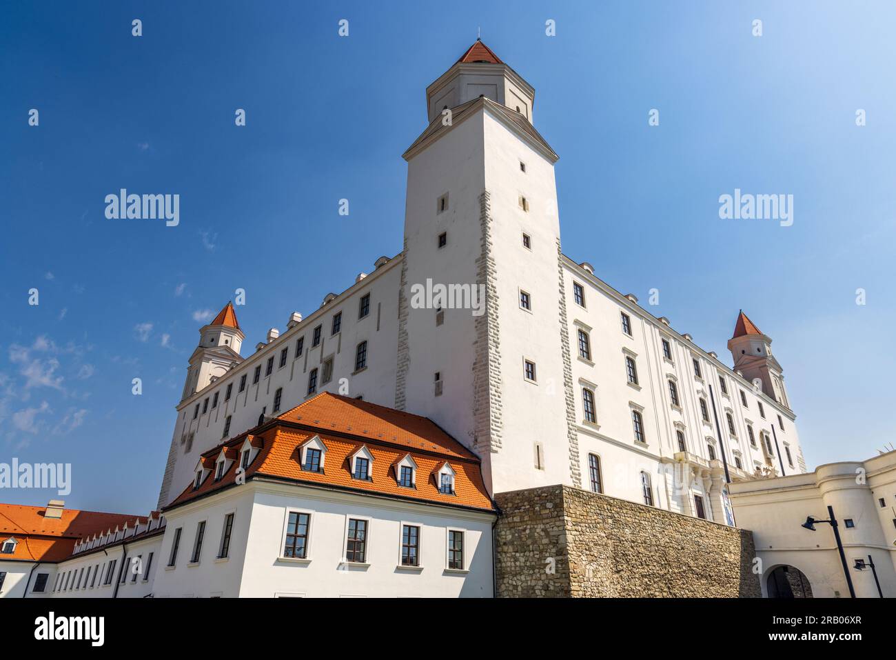 Le château de Bratislava, Bratislava, Slovaquie Banque D'Images